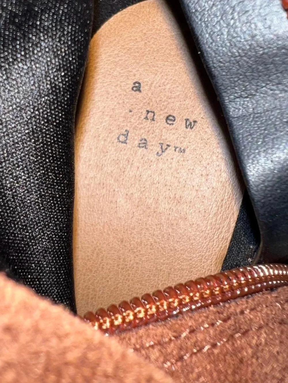 Brown Over-the-Knee Suede Boots